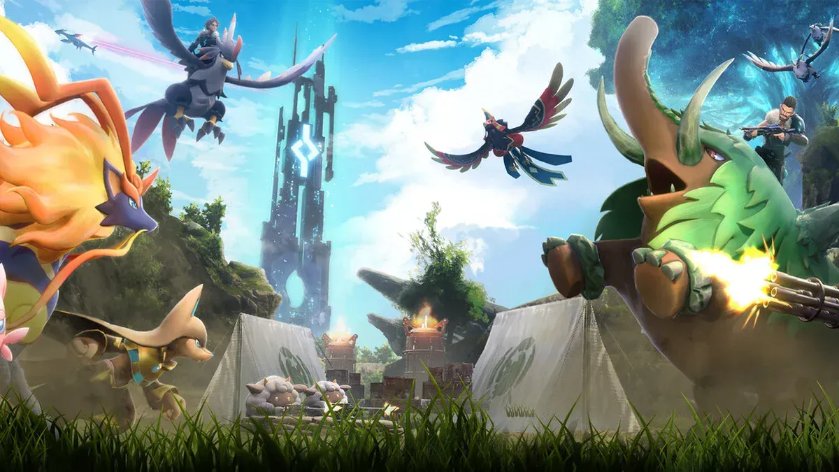 Palworld gameplay artwork